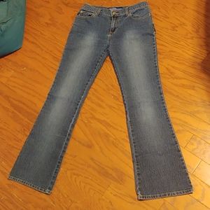 Tyte dark stretchy blue jeans